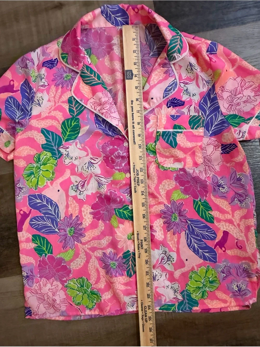 Lilly Pulitzer Teagan Tropical Floral Short Pajama Set🌸🐘 Size Small - Picture 4 of 15
